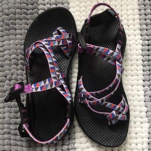 Purple Tribal Chacos